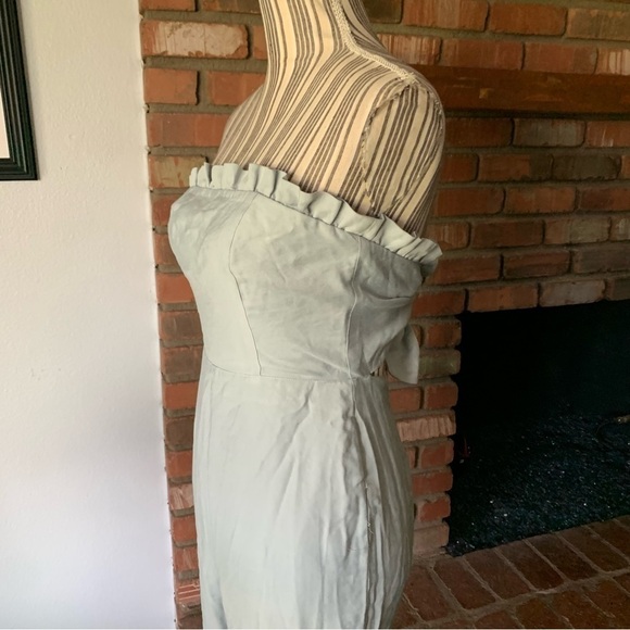 Privacy Please Cruz Strapless Jumpsuit Light Blue Sz XS - Picture 5 of 8